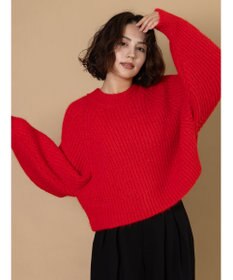 Te chichi 【R by Te chichi】畦編みショートニット《2025winter catalog item》