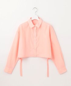 Feroux 【洗える】ショート丈ドロスト シャツ