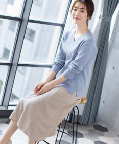 Tiaclasse L 【洗える】大人上品なコーデュロイフレアスカート