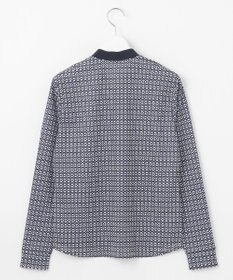 23区GOLF 【WOMEN】サンベールメッシュ モノグラムハーフジップ