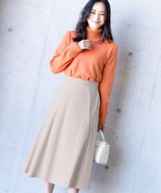 Tiaclasse L 【洗える】大人上品なコーデュロイフレアスカート