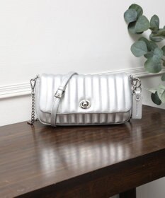 style code 【MERCURYDUO/マーキュリーデュオ】ストライプキルティング　フラップショルダーバッグ