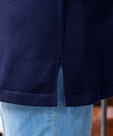 Tiaclasse L 【洗える】マルチボーダーニットチュニック