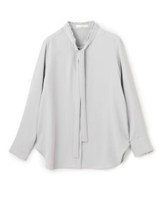BEIGE， 【洗える・L-size】EVA / ボウタイロングスリーブブラウス