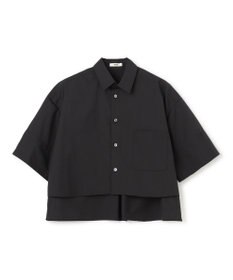 NAVE 【ReNAVE・セットアップ可/洗える/接触冷感/UVケア】コットンポリブロード クロップドシャツ