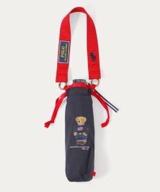 MOONBAT POLO RALPH LAUREN(ポロ ラルフローレン)FLAG BEAR 無地 折りたたみ傘 簡単開閉