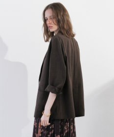 YECCA VECCA マシンウォッシャブルリネンライクジャケット