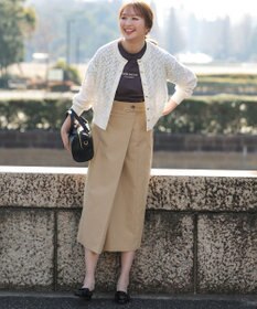 ANY SIS レーシー ニット ブルゾン