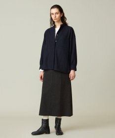 J.PRESS YORK STREET 【WOMEN】バンドカラーブラウス