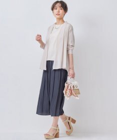 組曲 L 【冷房対策】パウダリージョーゼットカーディガン