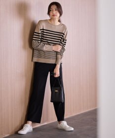 ANY L 【洗濯機可/ウエストゴム/２ＷＡＹストレッチ】ワイドパンツ