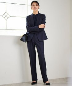 23区 【洗える】ジョーゼットフリル ブラウス