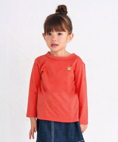 MIKI HOUSE HOT BISCUITS 【70-120cm】【Everyday Series】ワンポイント 長袖Tシャツ
