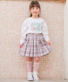 ANY KIDS チェック ガーリー スカパン