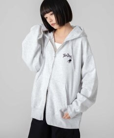 WEGO 【ユニセックス着用ITEM/MLサイズ展開】別注BENDAVISグラフィックジップパーカー
