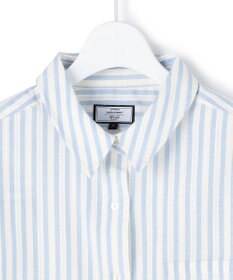 J.PRESS YORK STREET 【WOMEN】サイドドローストリング シャツブラウス