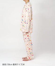 tsumori chisato SLEEP ツモリチサト パジャマ 綿100%(本体) あったか 長袖 長ズボン レディース UDW402 /ワコール