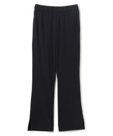 UNFILO L 【ウエストゴム】ドライトリコット セミフレアパンツ