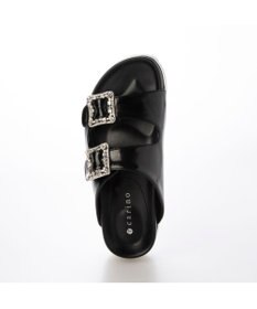 MODE ET JACOMO <carino>厚底ビジューバックルサンダル