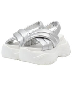 WEGO パテッドクロス厚底サンダル