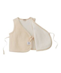 MIKI HOUSE HOT BISCUITS 【50-70cm】 パイル素材 ベビーベスト(胴着)