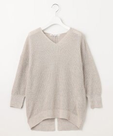 23区 【洗える】ピュアリネン Vネック ニット
