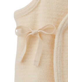 MIKI HOUSE HOT BISCUITS 【50-70cm】 パイル素材 ベビーベスト(胴着)