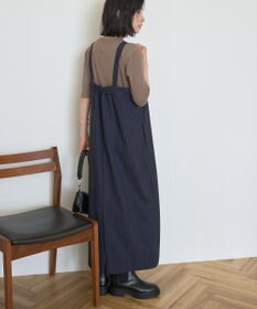 AMERICAN HOLIC ストライプジャンパースカート