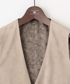 JOSEPH ABBOUD 【ゴートスウェード/軽量/ソフト/ストレッチ】ゴートスウェード ベスト