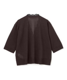 UNFILO レースドッキングニット カーディガン