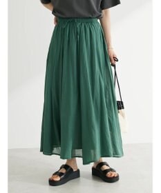 Green Parks インド綿　ふんわりボイルロングスカート