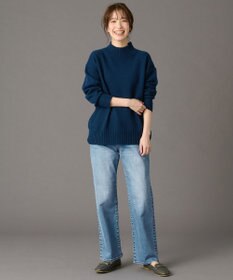 ANY ラムウールボトルネックプルオーバー