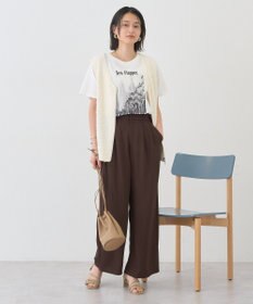 AMERICAN HOLIC ダブルZIPシャギーニットベスト