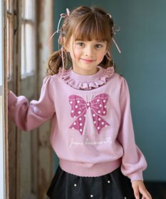 ANY KIDS 首フリルしあわせタッチニット