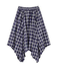 earth music&ecology イレヘムチェックシャツライクスカート