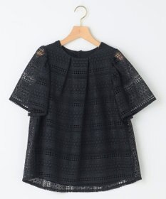 組曲 S ボーダーレース ブラウス