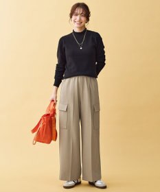 ANY L 【6色展開】フリルネックニット