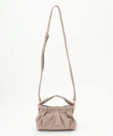 LA BAGAGERIE シープレザー　ギャザーミニマムバッグ