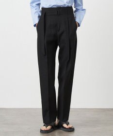 ATON KYOTO TSURIZOME LINEN | タックテーパードパンツ