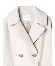 AMERICAN HOLIC 中空ＦＩＢＥＲドロップショルダーチェスターコート