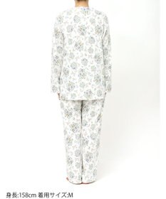 WACOAL ワコール_リラックス＆スリープ パジャマ 綿100%(本体) あったか 長袖 長ズボン ミントン レディース NDW456 /ワコール