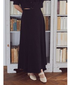 earth music&ecology ジャガードフレアスカート