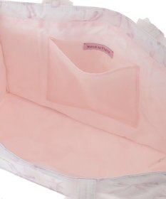 Maison de FLEUR ピンクマニアフリルスクエアトートMバッグ