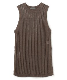 uncrave ラミーリネンニット タンクトップ