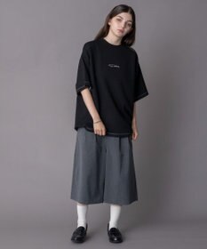 WEGO 【機能T/ユニセックス着用ITEM】カラーステッチワンポイントT（SS）