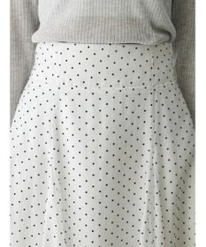 Green Parks AnriettMusee ドットフレアーロングスカート