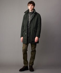 JOSEPH ABBOUD 【キングサイズ・ウェストも伸びる！/JAPANファブリック/ストレッチ】ハイパワーサテンストレッチ パンツ