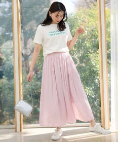 ANY 【ウエストゴム】ラップギャザースカーチョ