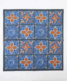 JOSEPH ABBOUD 【日本製】RCF綿ローン タイルプリント スカーフ