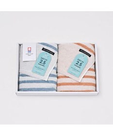 PRESENTERS ROOM モウカワイターノ / フェイスタオル　ブルー×オレンジ